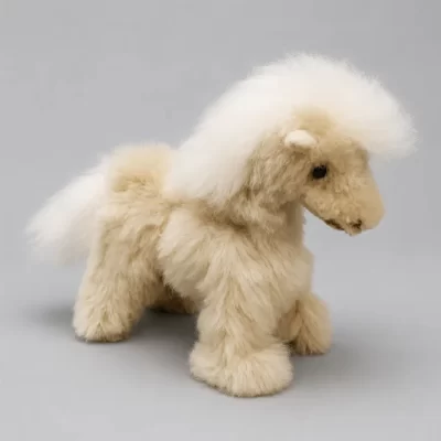 Plush fur horse
