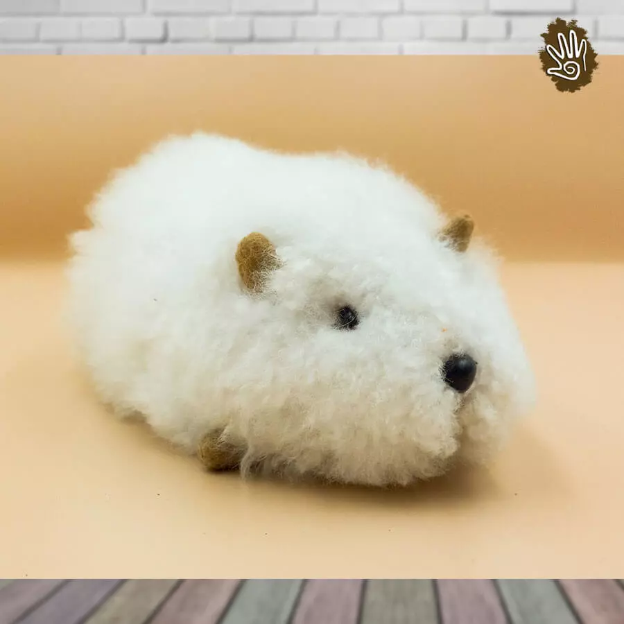 3 Pcs. Alpaca Guinea Pigs 3.5" - Image 2