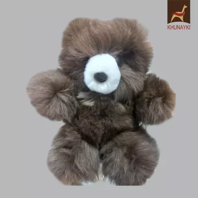 Alpaca Fur Teddy Bear 9"