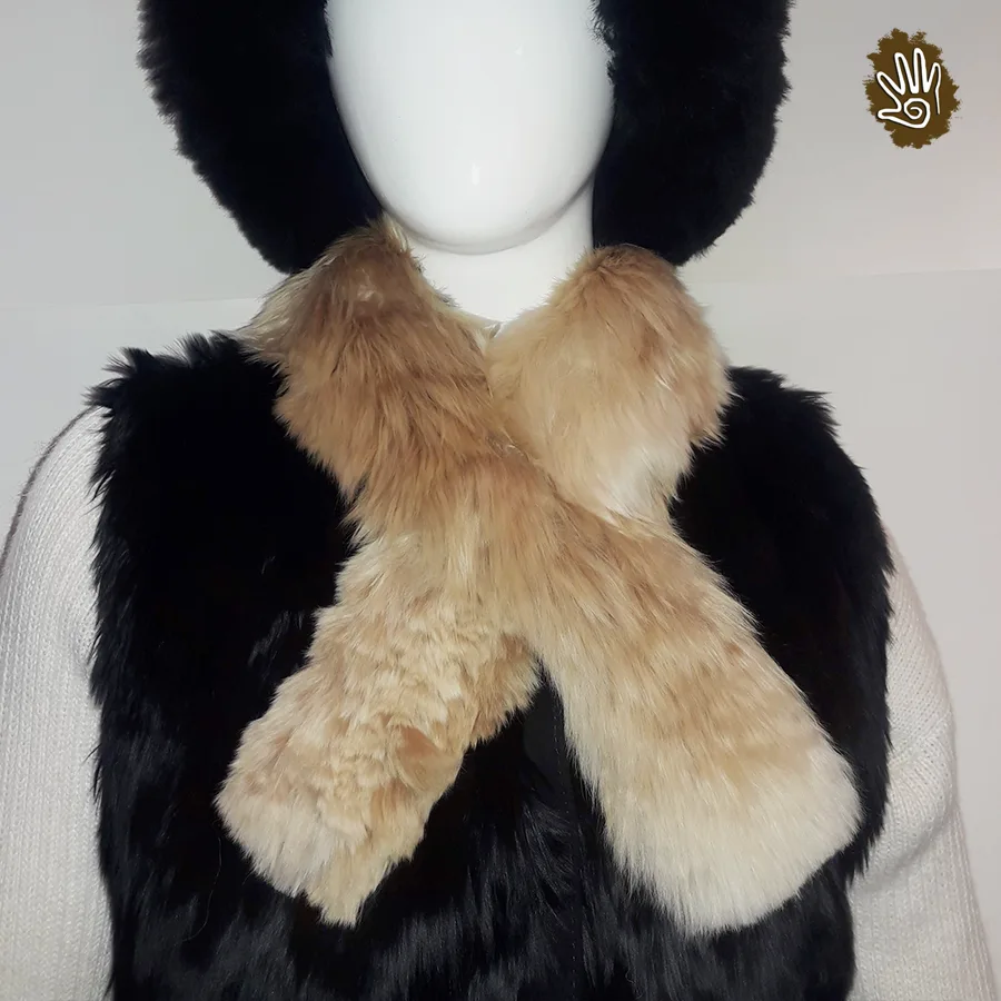 Alpaca Suri Fur Scarf - Image 3