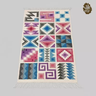 Peruvian Tapestry White