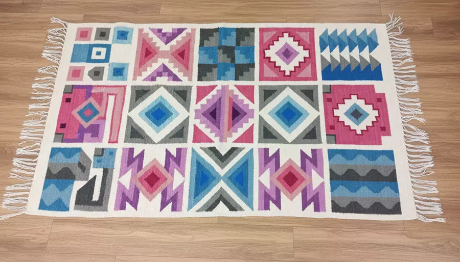 Peruvian Tapestry White - Image 2