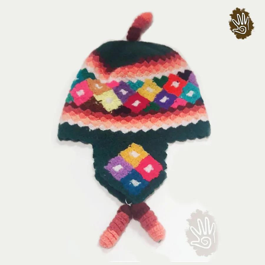 Peruvian Hat Chuyo Bright Colors - Image 4