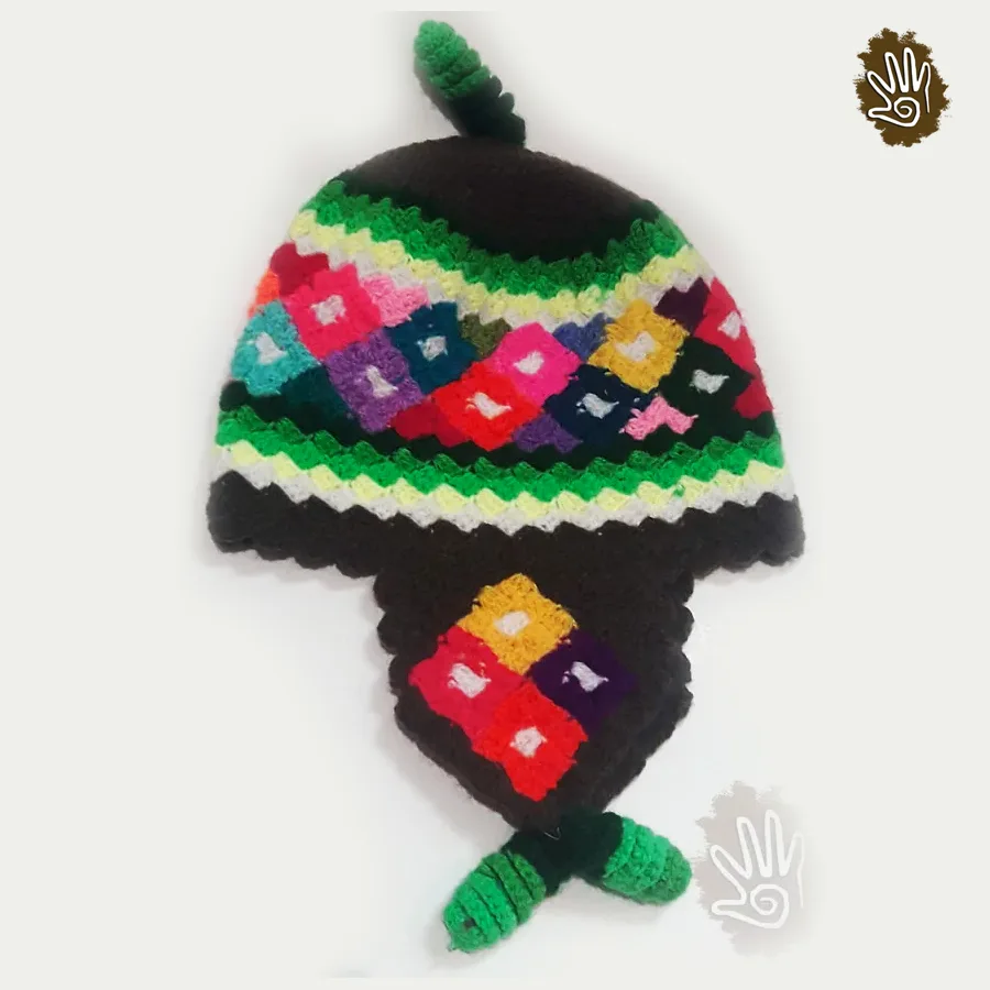 Peruvian Hat Chuyo Bright Colors - Image 3