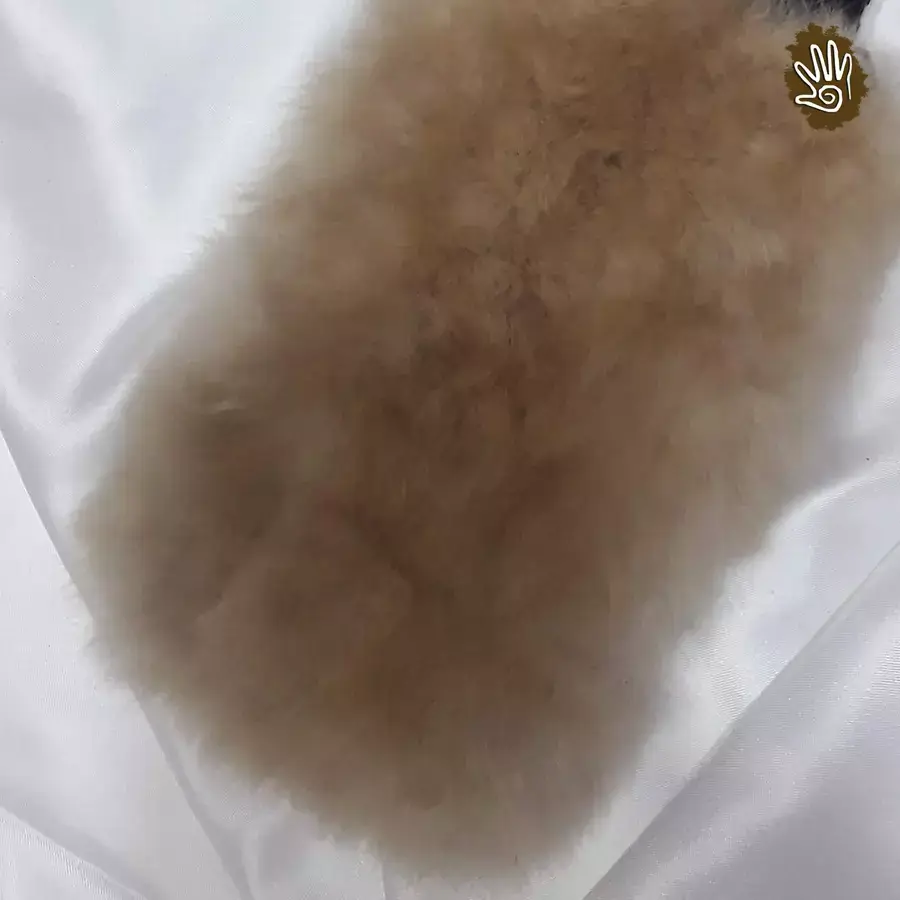 Alpaca Fur Smartphone Crossbody Bag - Image 3