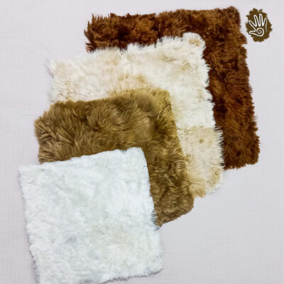 Real fur pillow cover