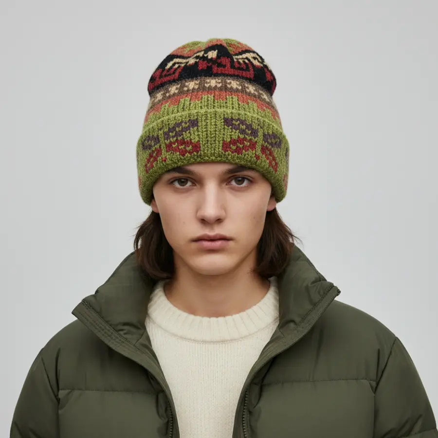 Beanie Green Ultra Soft - Image 2