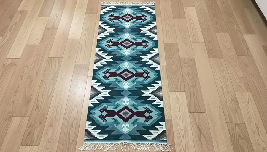 Peruvian Tapestry Blue - Image 2