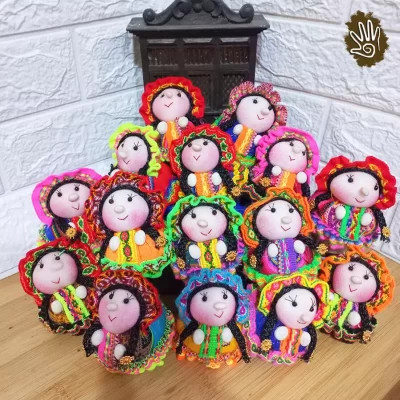 Keychains Andean Doll 15 Units