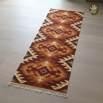 Peruvian Tapestry Orange - 24" x 62