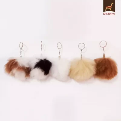 Keychains pompom 5 units