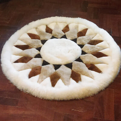 Round Alpaca Rug
