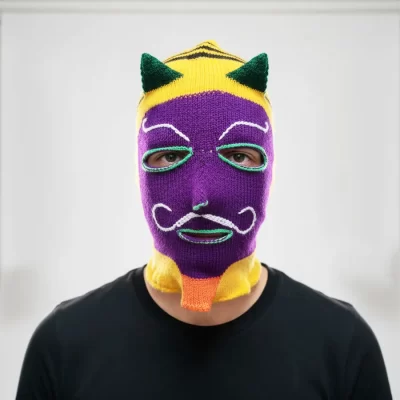 Andean Devil Knitted Mask