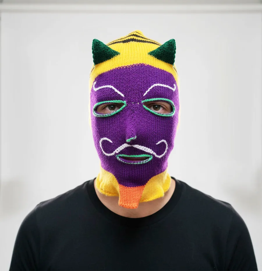 Andean Devil Knitted Mask