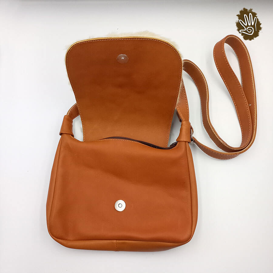 MTO | Leather and Fur Crossbody II - Image 3