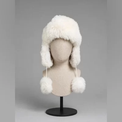 Alpaca Fur Hat Earflaps