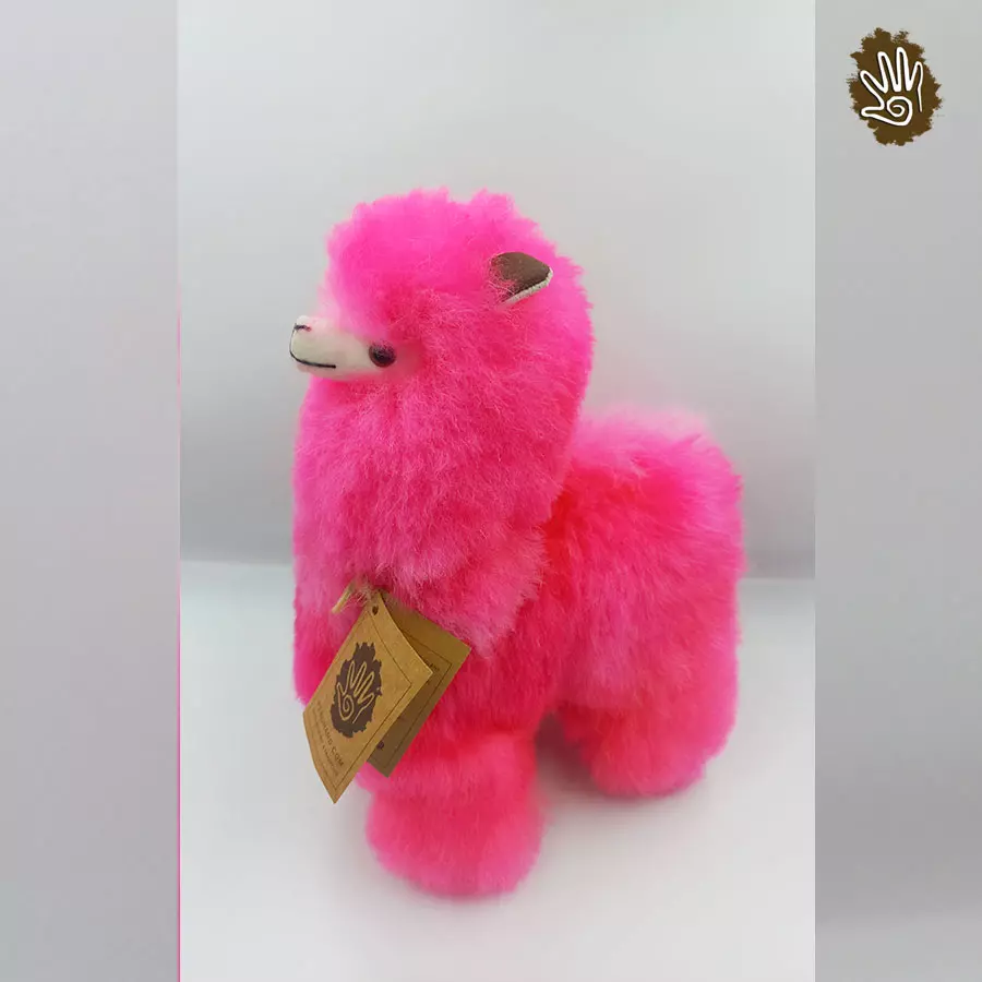 Pink Alpaca 12" - Image 3