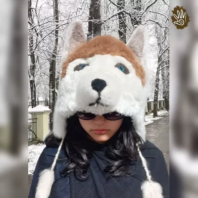 Wolf Head Hat