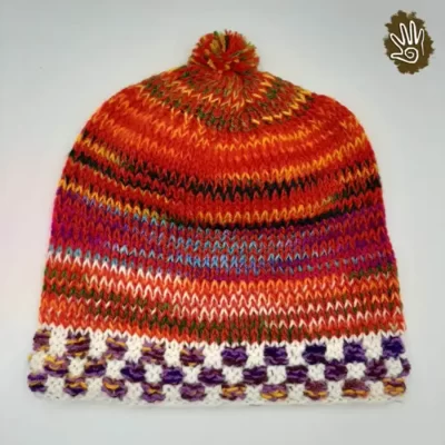 Beanie Marbled Multicolor