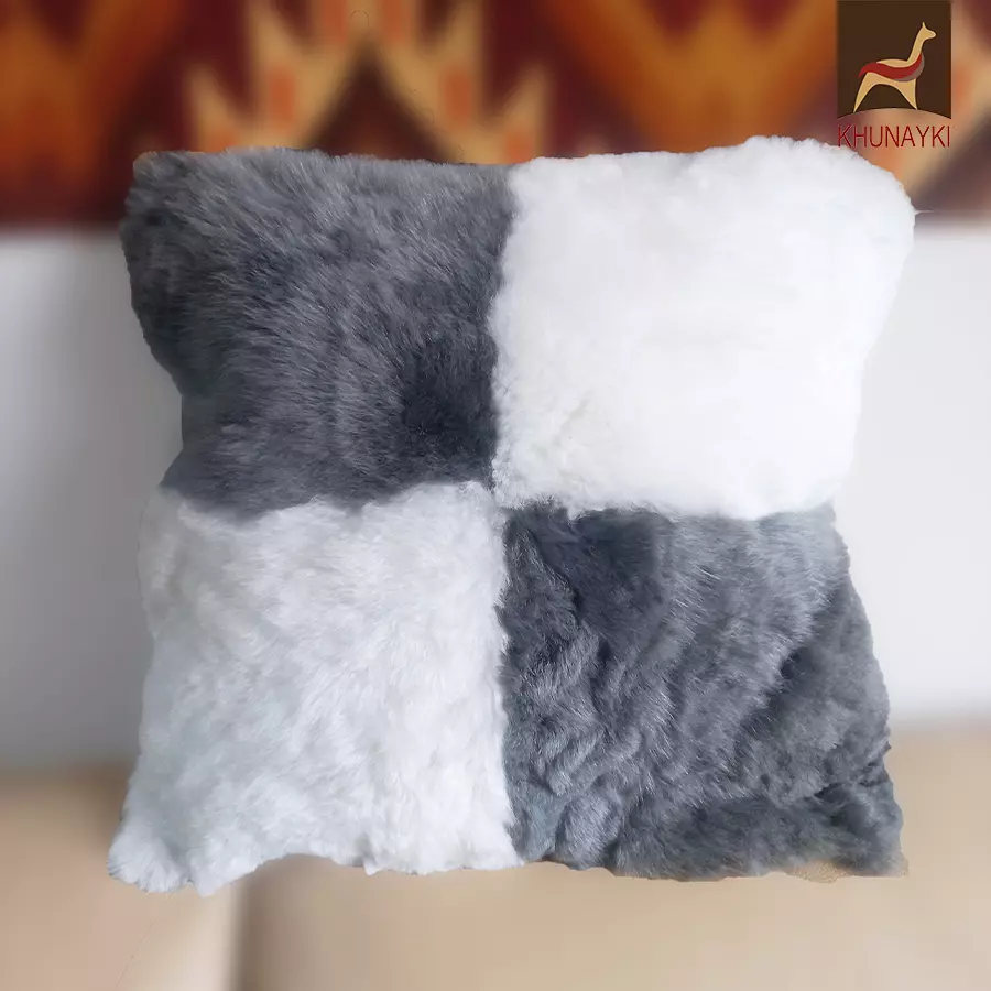 Patch Throw Pillow Cover