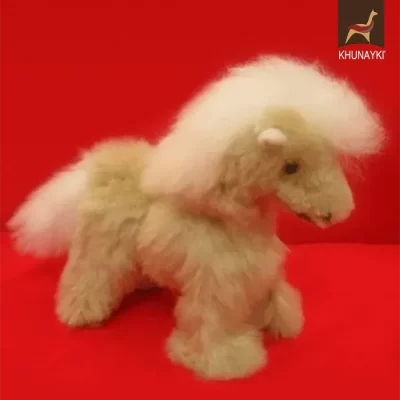 Plush fur horse