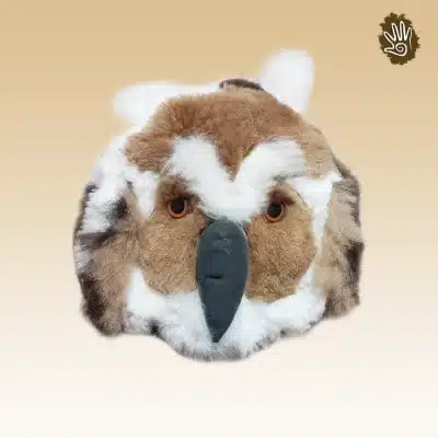Furry Owl Hat – Alpaca & Sheepskin