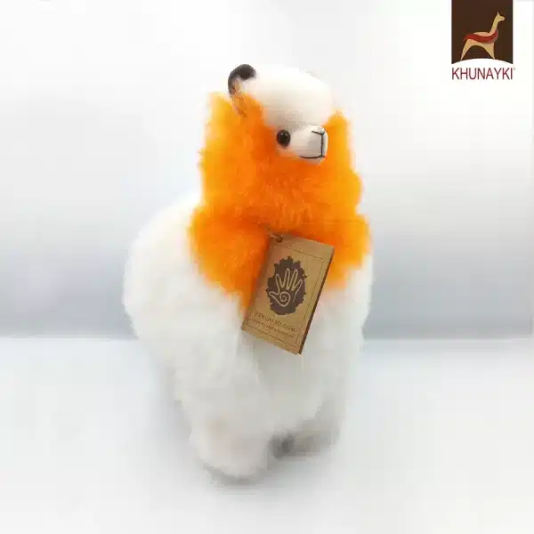 Two-Tone Alpaca Fur Llama 12"