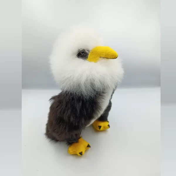 Handmade Alpaca Fur Bald Eagle