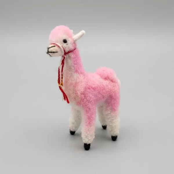 Mini Alpaca Doll Sheepskin 4"